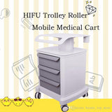 2021 Professional Trolley Roller Mobile Medical Cart With Draws Assembled Stand Holder For Beauty Salon Spa HIFU Machine