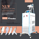 4in1 Beauty Equipment Ipl Laser Hair Removal Elight Opt Shr Nd Yag Lazer Tattoo Removal