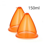 2021 Newest 150ML XL Orange Cups 2PCS Cupping Therapy Breast Enhancement Butt Lifting Vacuum Cupping Breast Care