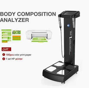 2021 Digital Body Composition Analyzer Fat Test Machine Health Analyzing Device Bio Impedance Beauty Equipment Weight Loss Fitness Gym