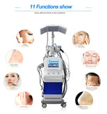 Beauty spa jet vacuum hydra micro dermabrasion aqua peel clean hydrifacial pdt led therapy facial machine