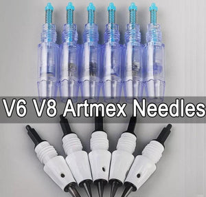 Wholesale 20pcs Artmex Needles V11 V9 V8 V6 PMU MTS Needle cartridges Semi permanent makeup M1 R3 R5 F3 F5 F7 Tattoo Needle Cartridge