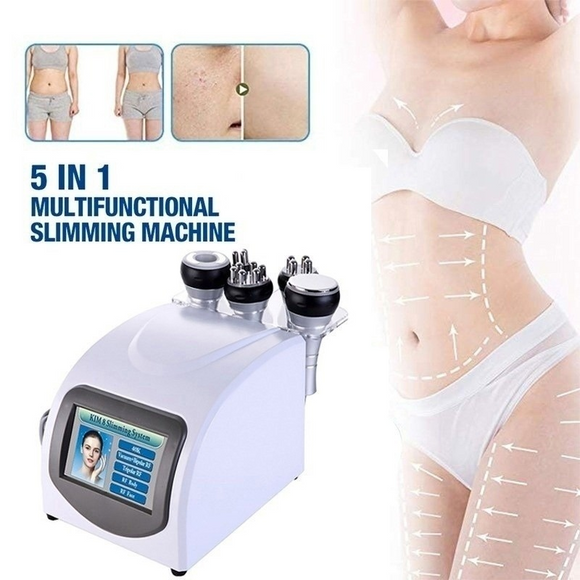 5 In 1 Effective Strong 40K Ultrasonic cavitation body sculpting slimming vacuum RF skin Firm body lift red photon machine with #0221