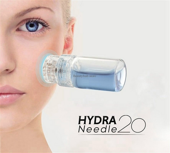 Hydra Needles Micro Needles Applicator Glass Bottle Serum Injection Skin Reusable Skin Rejuvenation Anti-Aging Microneedles