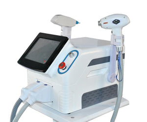 2021 2 in 1 1064nm 755nm 808nm Diode Laser Hair Removal &ND YAG Laser Tattoo Removal Carbon Stripping Machine for Salon